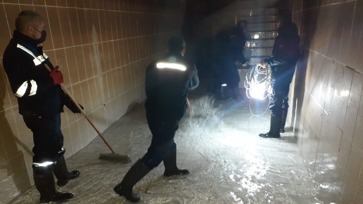 Hakkari'de içme suyu depoları yıkandı