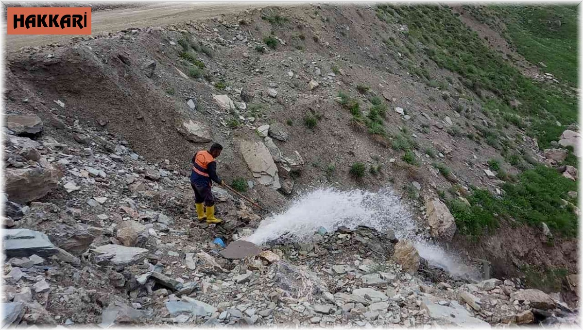 Hakkari'de iki mahalleye su verilemiyor