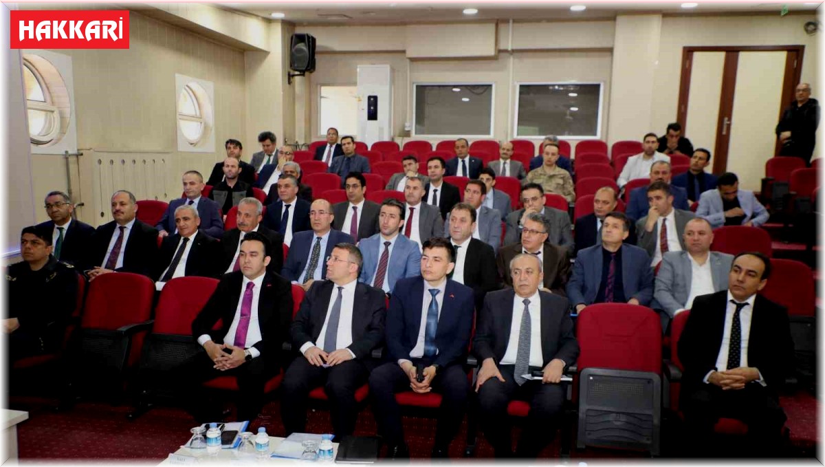 Hakkari'de 'İl Koordinasyon Kurulu Toplantısı' yapıldı