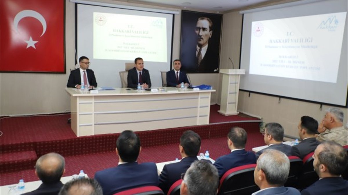 Hakkari'de İl Koordinasyon Kurulu toplantısı yapıldı