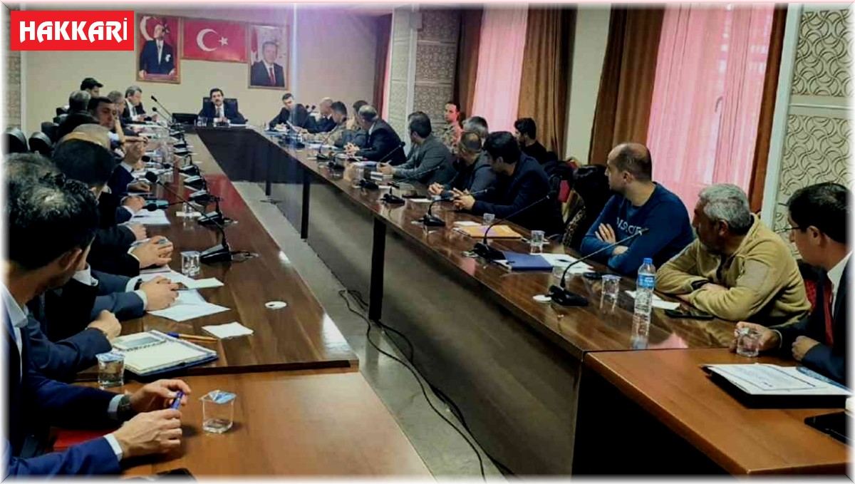 Hakkari'de 'İRAP toplantısı' yapıldı