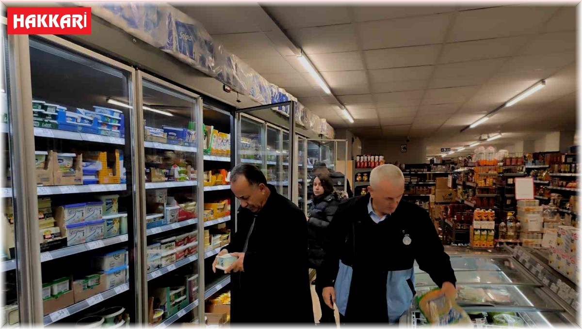 Hakkari'de işletmelere yönelik denetimler sürüyor