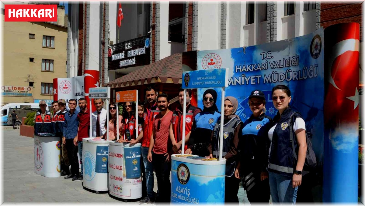 Hakkari'de "Kadına El Kal-Ka-Maz" projesi erkeklere anlatıldı