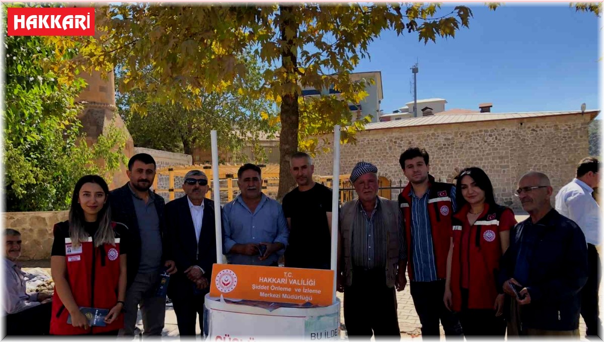 Hakkari'de "Kadına El Kalkamaz" projesi tanıtıldı