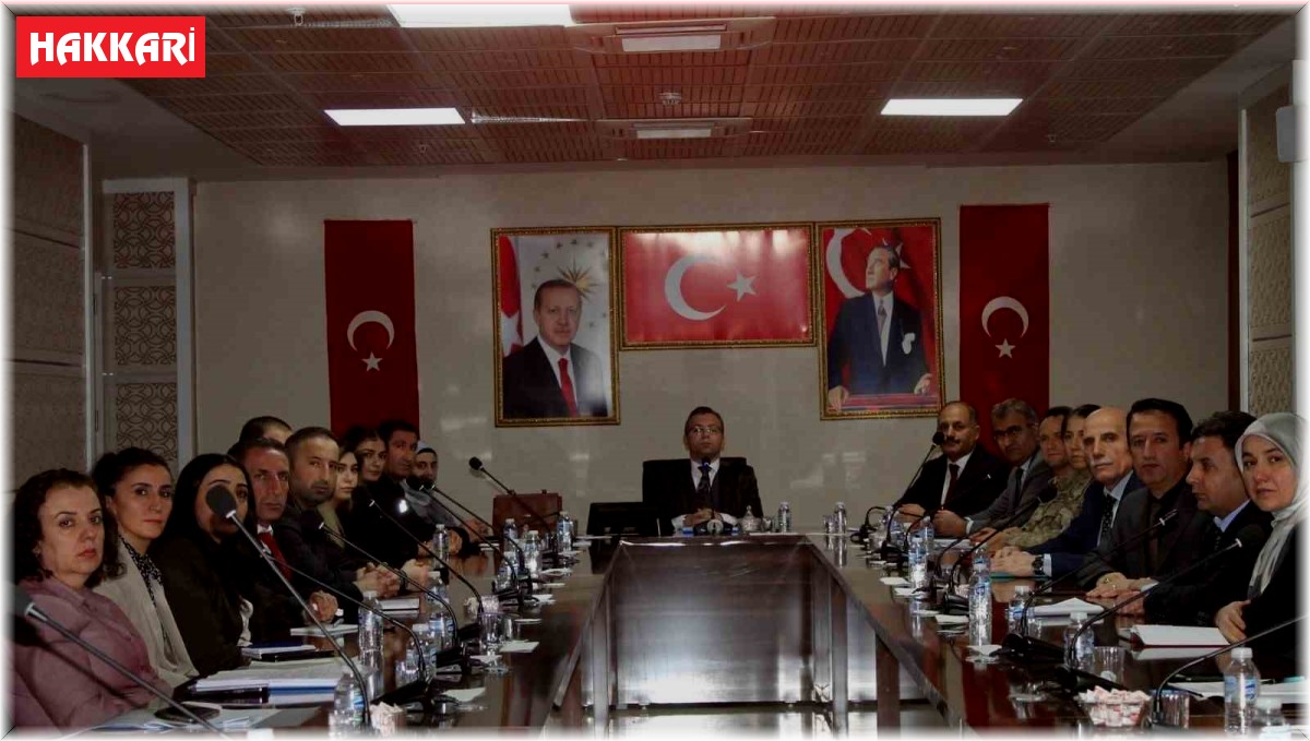 Hakkari'de kadına yönelik şiddet konulu toplantı