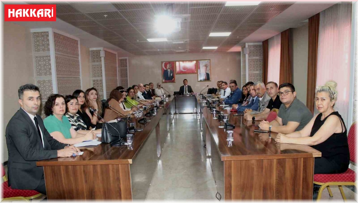 Hakkari'de "Kadına Yönelik Şiddetle Mücadele" toplantısı yapıldı