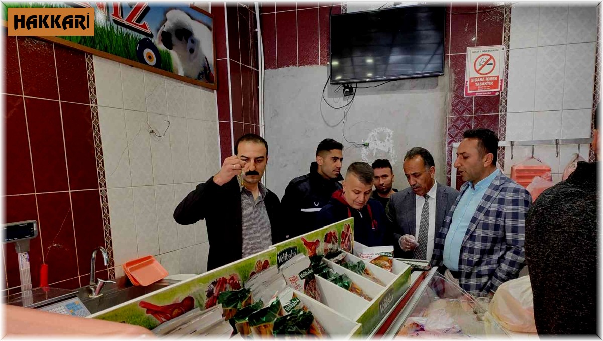 Hakkari'de kasaplara sıkı denetim