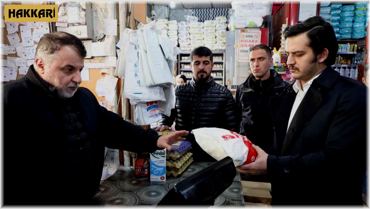 Hakkari'de kırtasiye ve marketlere denetim