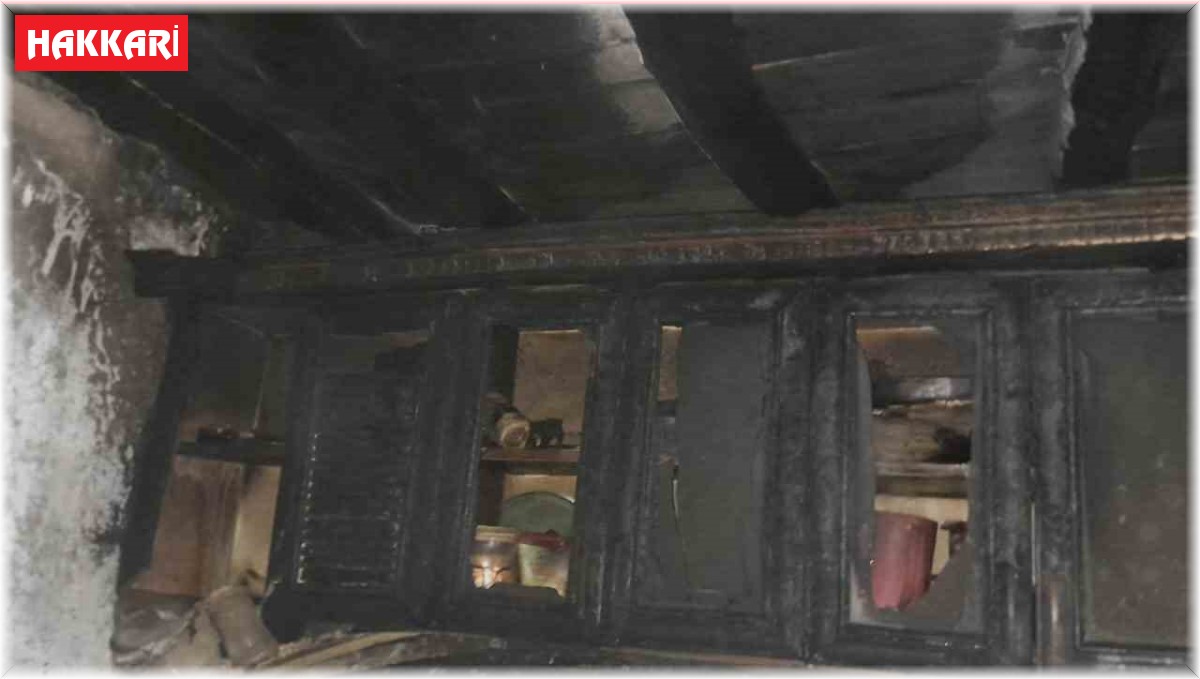 Hakkari'de korkutan yangın