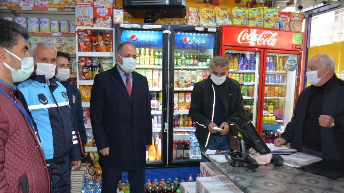 Hakkari'de korona virüs denetimi