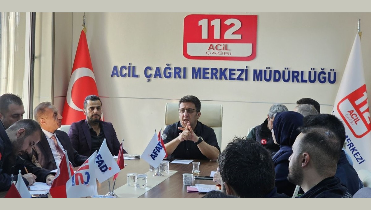 Hakkari'de masa başı tatbikatı