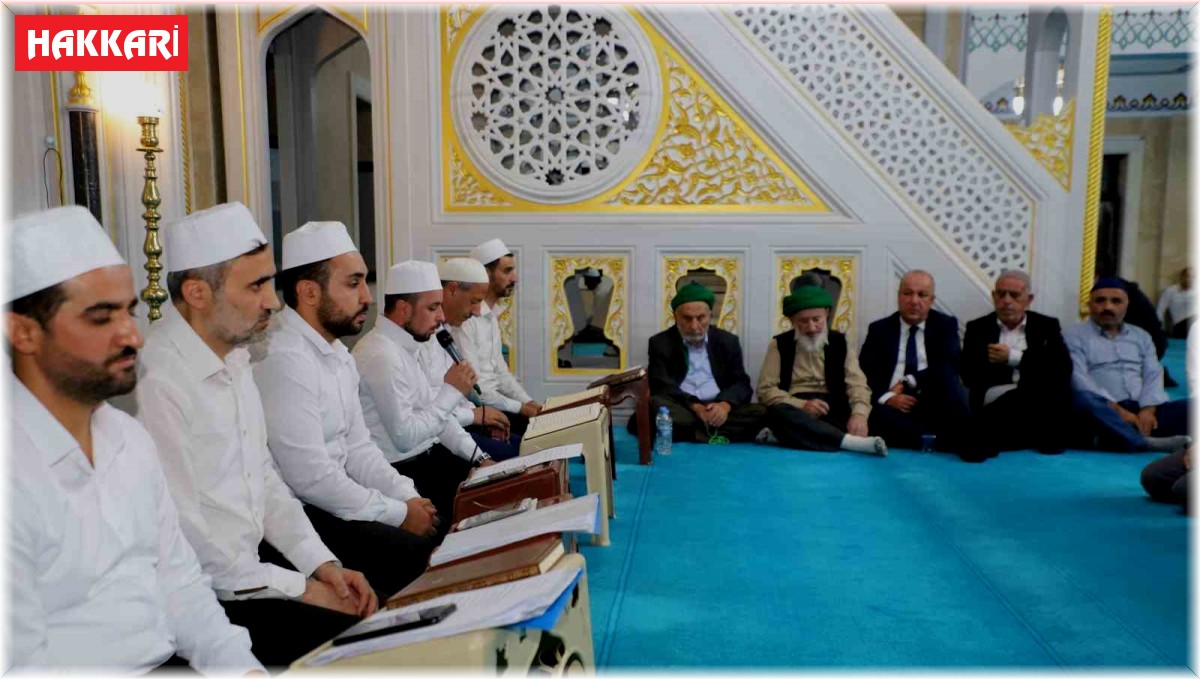 Hakkari'de Mevlid Kandili idrak edildi