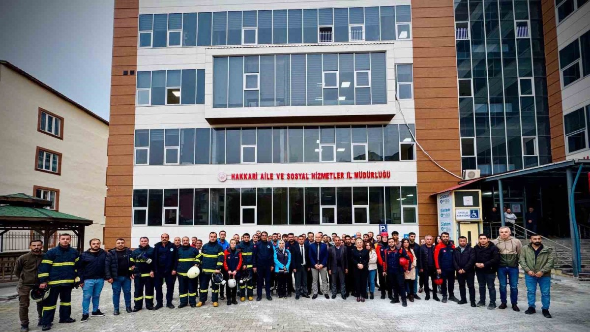 Hakkari'de nefes kesen tatbikat