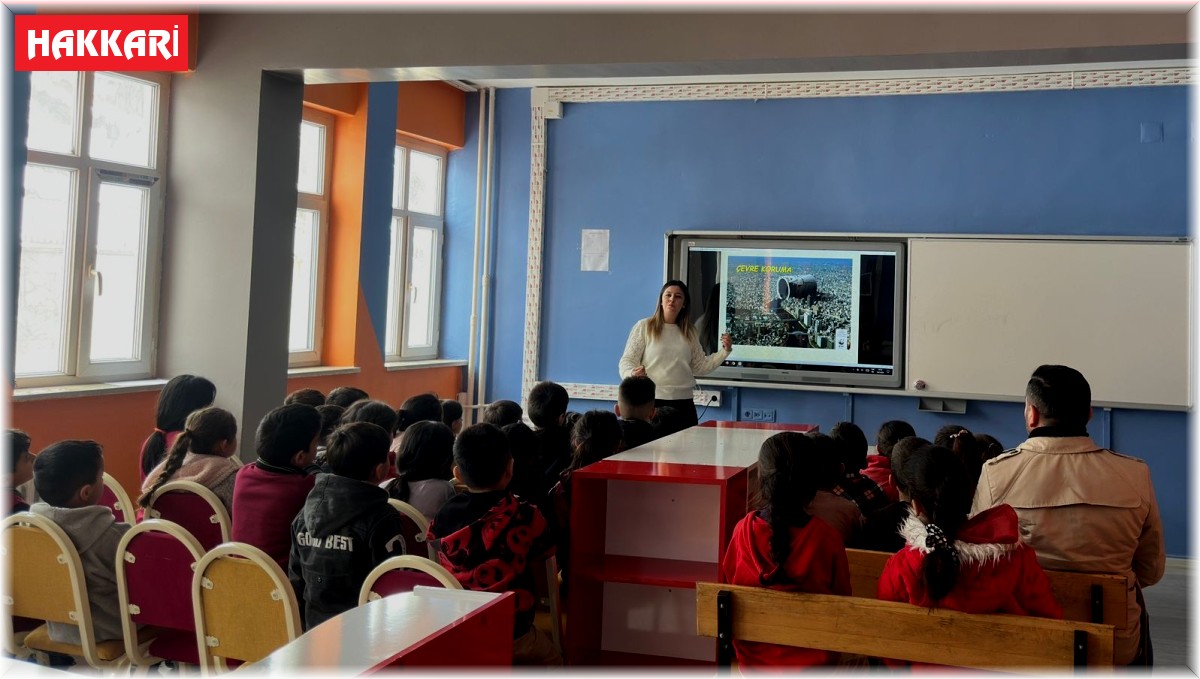 Hakkari'de öğrencilere çevre eğitimi