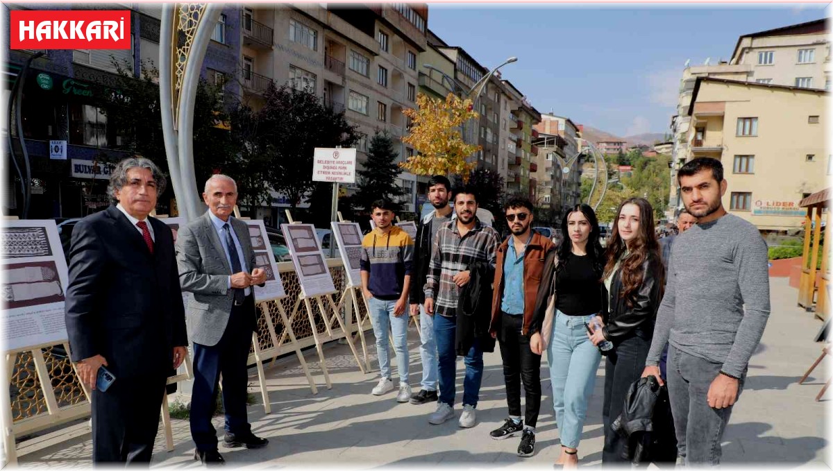 Hakkari'de örgü eserleri fotoğraf sergisi