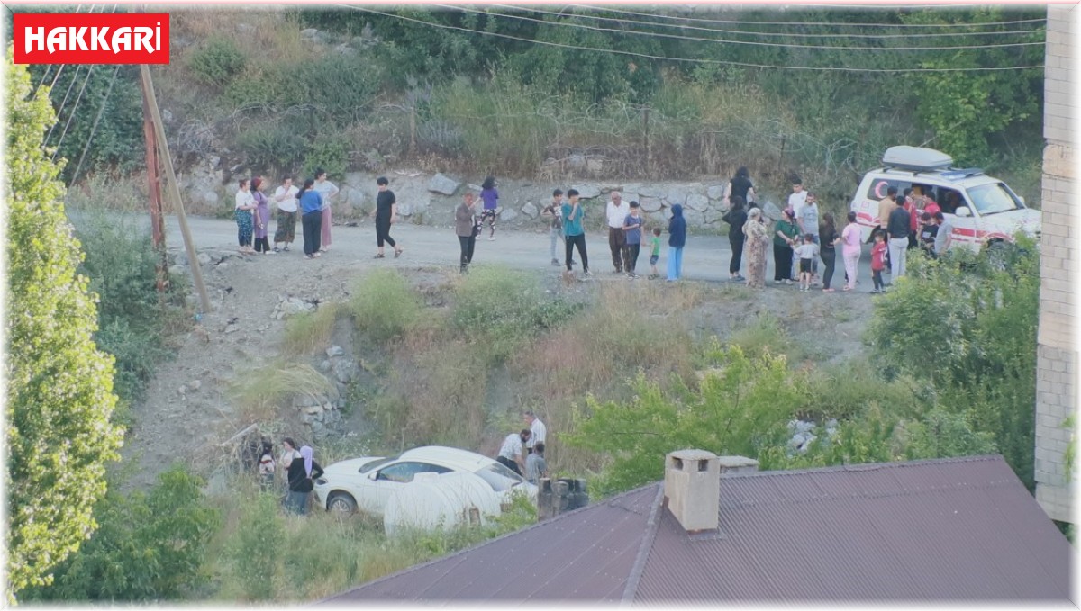 Hakkari'de otomobil kontrolden çıktı: 2 yaralı