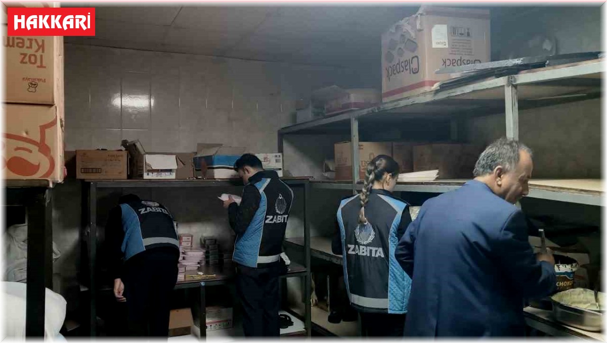 Hakkari'de pastane imalathanelerine sıkı denetim