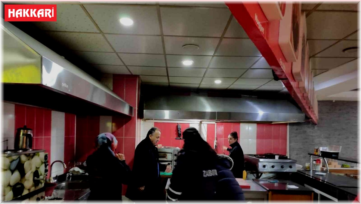 Hakkari'de pastane ve imalathaneleri denetlendi