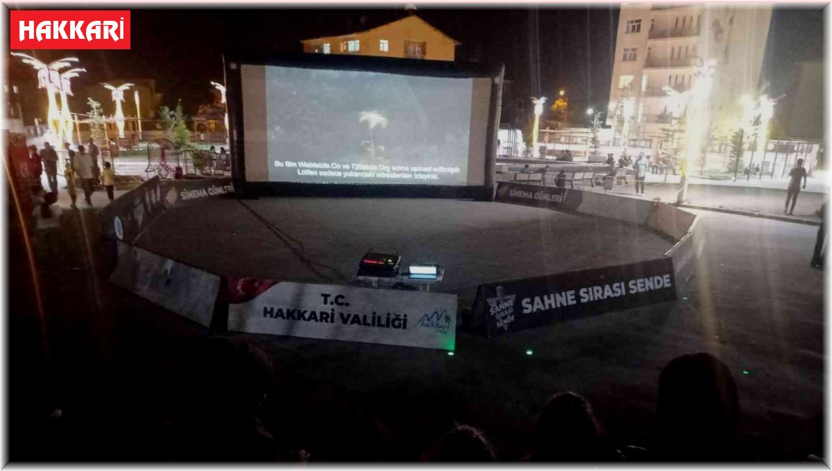 Hakkari'de 'Rapunzel' filmi izletildi