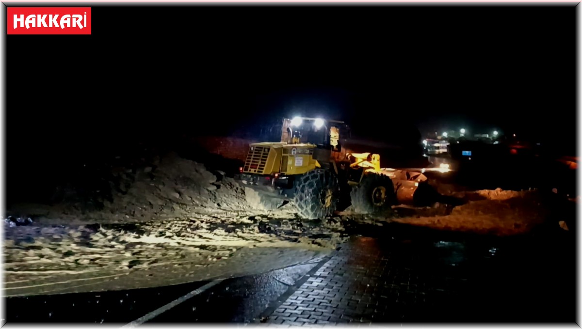 Hakkari'de sağanak yağış etkili oluyor