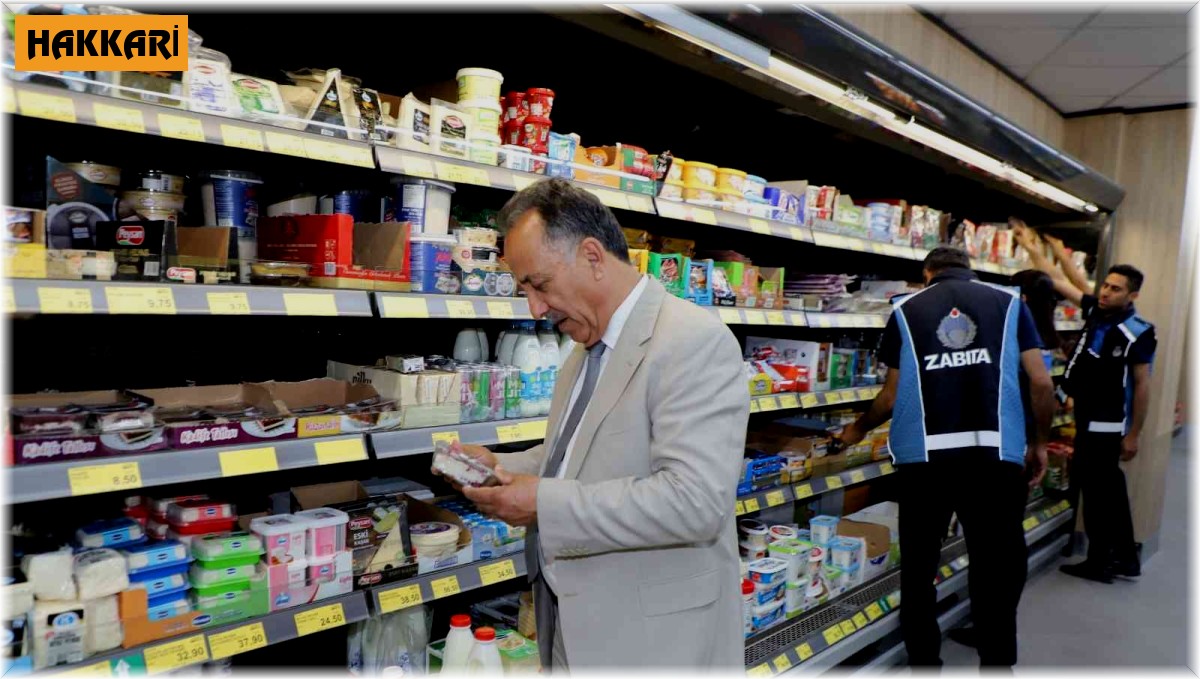Hakkari'de sağlıksız gıdaya geçit yok