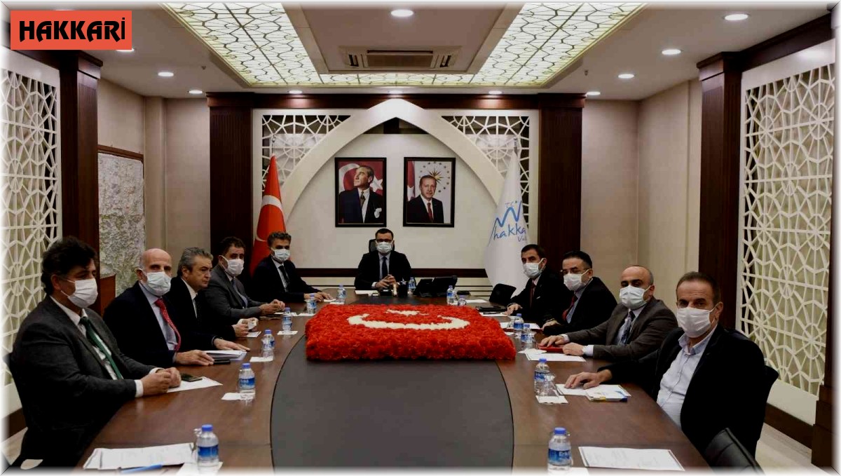 Hakkari'de SANTEK toplantısı yapıldı