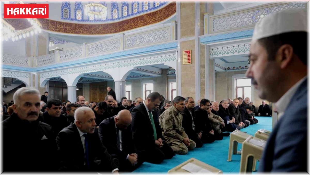 Hakkari'de şehit Korkmaz için Mevlid-i Şerif okutuldu