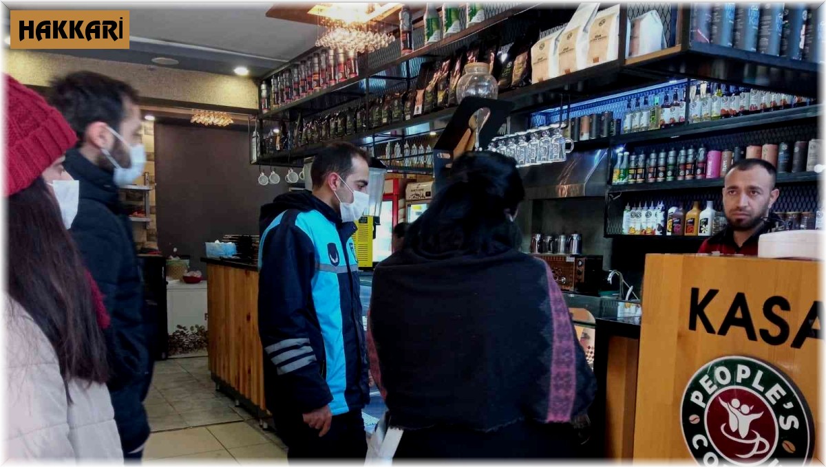 Hakkari'de sigara ve nargile denetimi