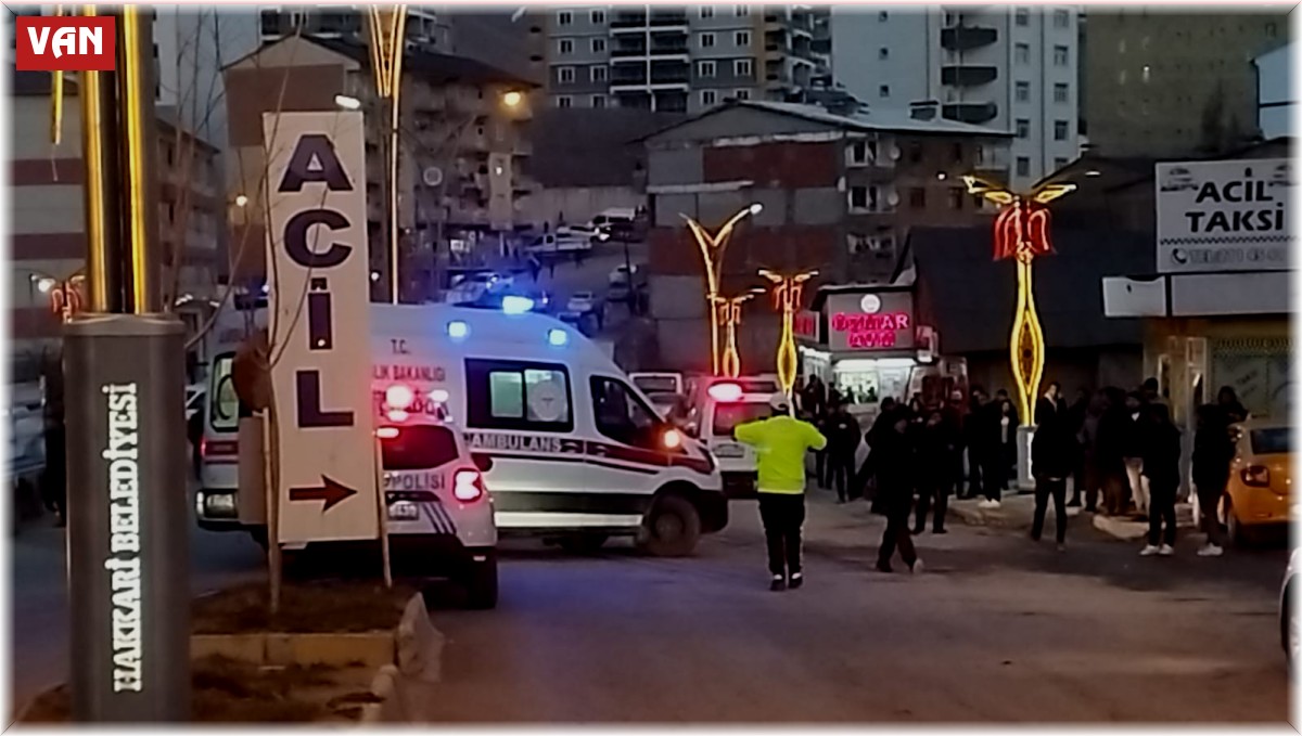 Hakkari'de silahla vurulan 1 kişi ağır yaralandı