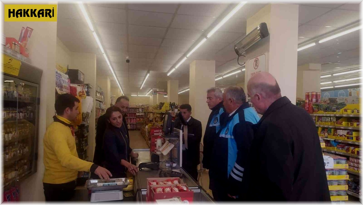 Hakkari'de stokçuluğa karşı denetim