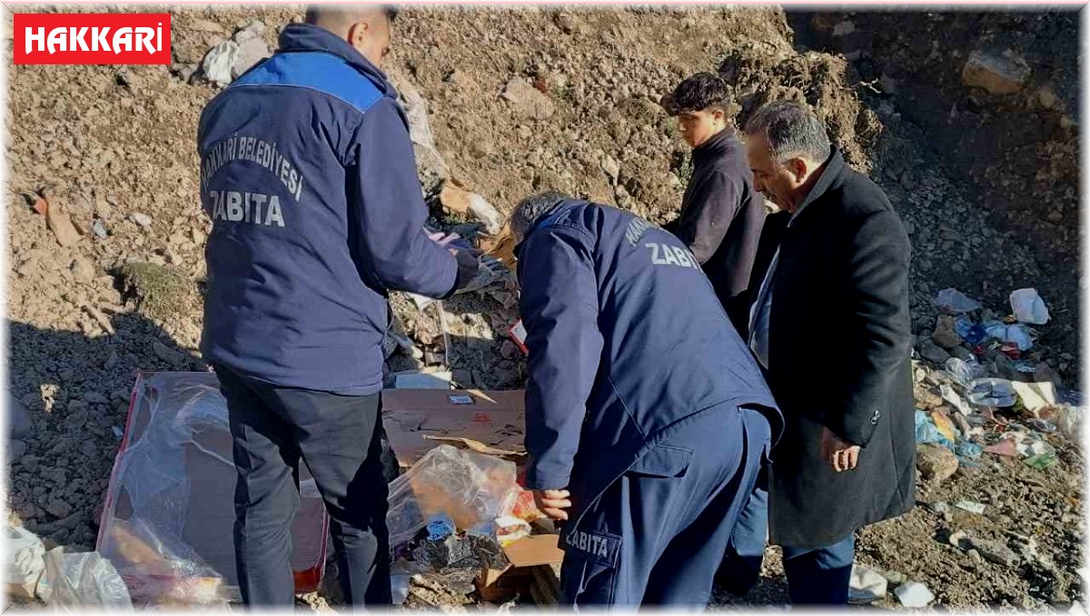 Hakkari'de tarihi geçmiş ürünler imha edildi