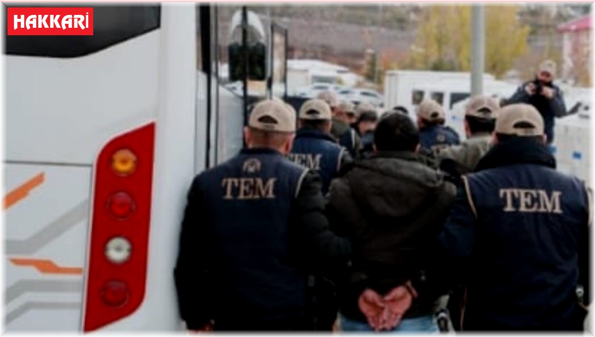 Hakkari'de terör operasyonu: 28 gözaltı