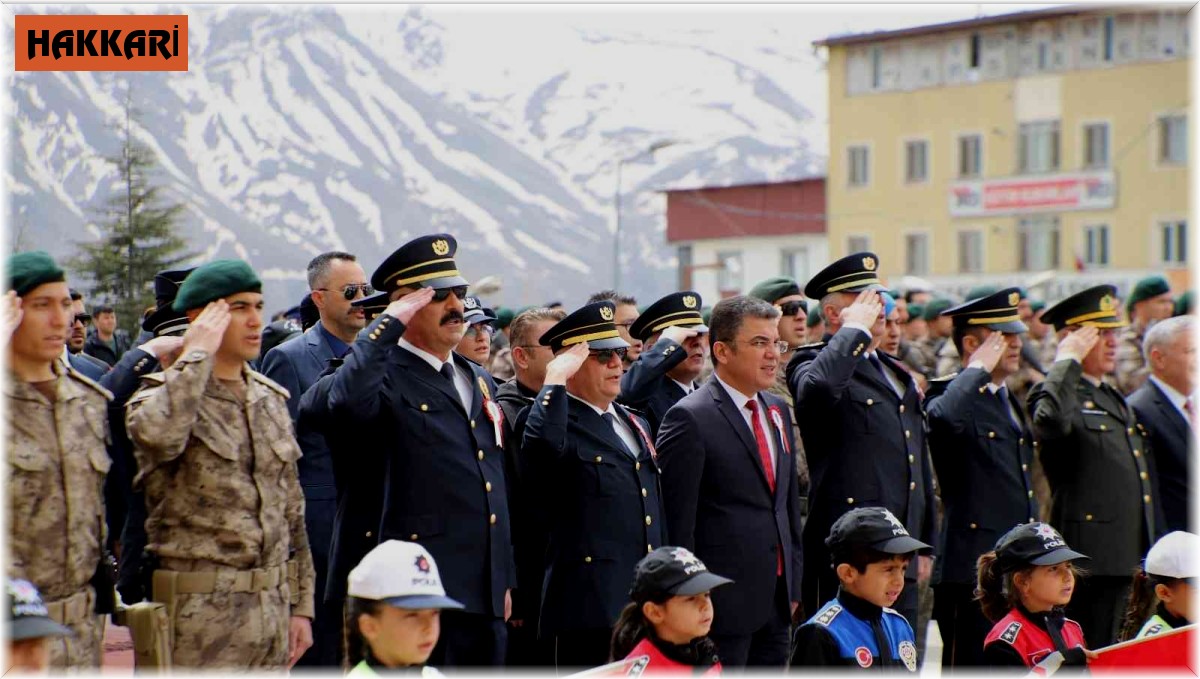 Hakkari'de Türk Polis Teşkilatının 177. kuruluş yıl dönümü törenlerle kutlandı