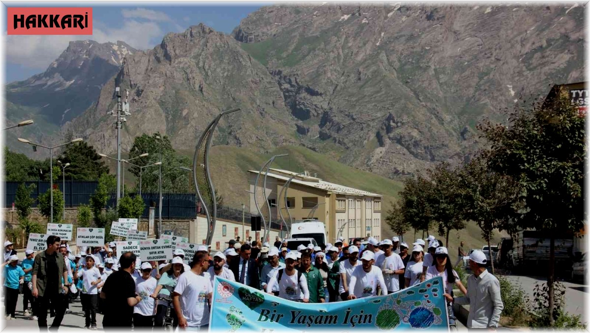 Hakkari'de 'Türkiye çevre haftası' etkinlikleri