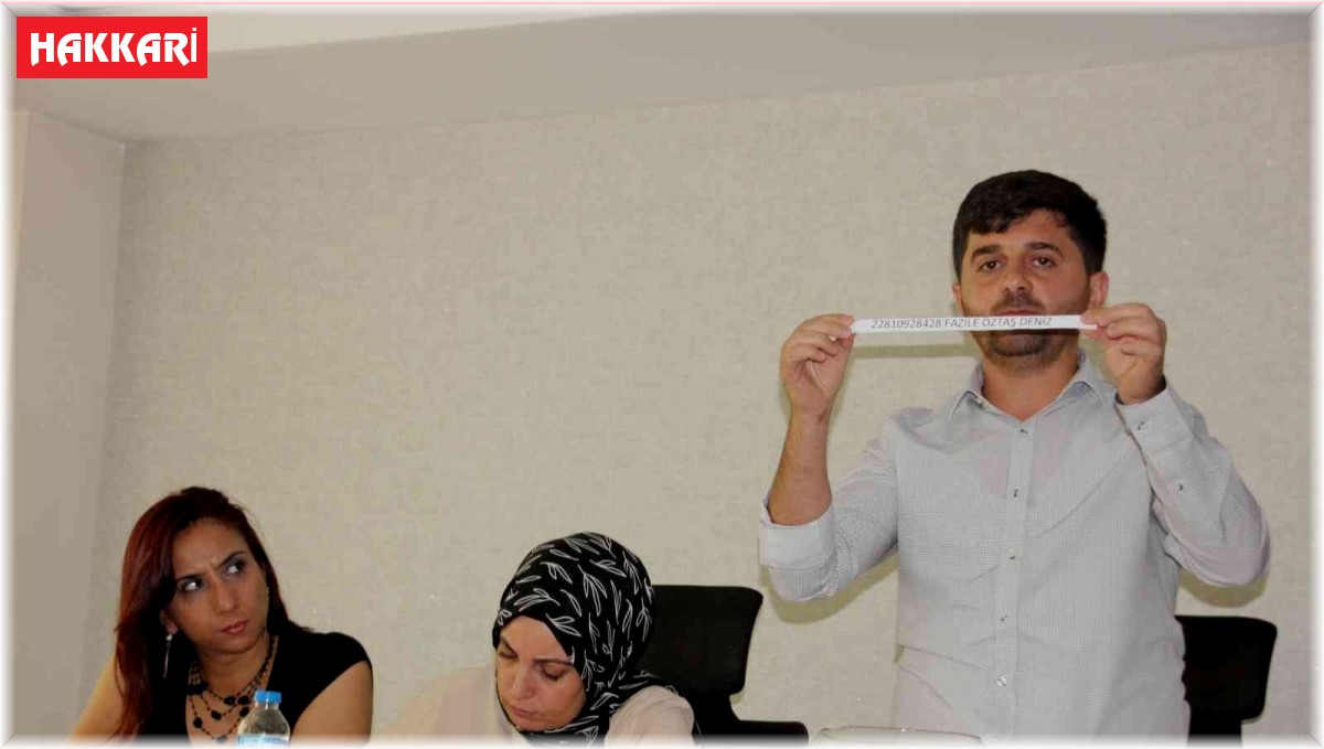 Hakkari'de TYP kurası çekildi