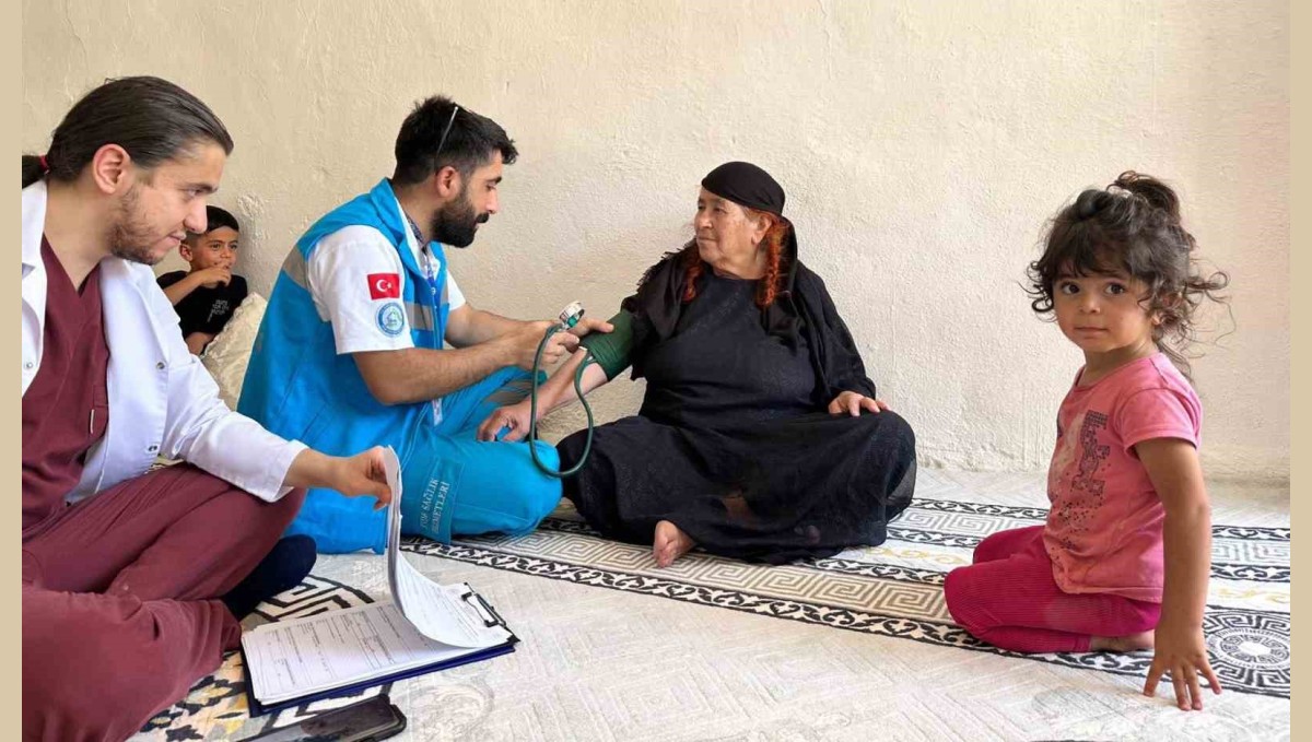 Hakkari'de vatandaşlara yerinde sağlık hizmeti