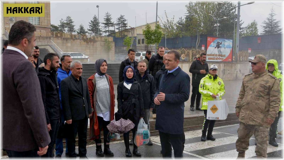 Hakkari'de yayalar için seferberlik