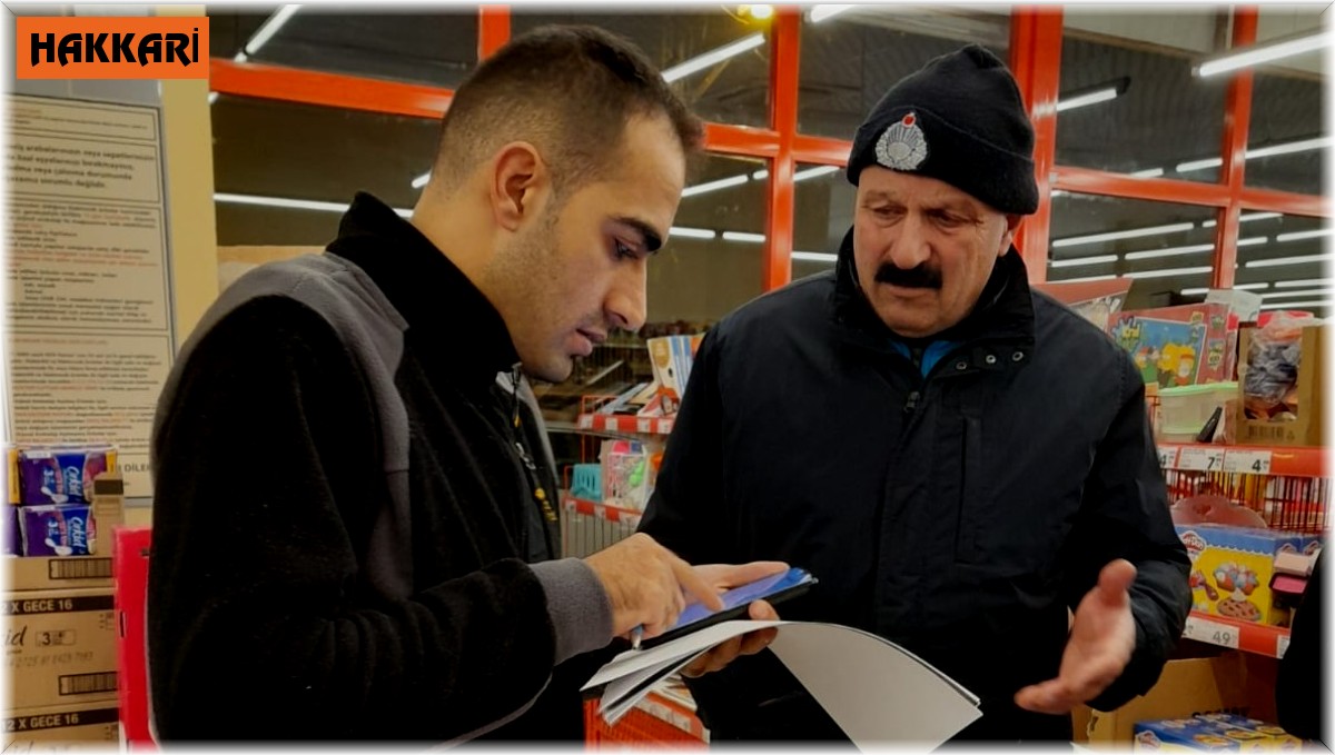 Hakkari'deki zincir markete para cezası