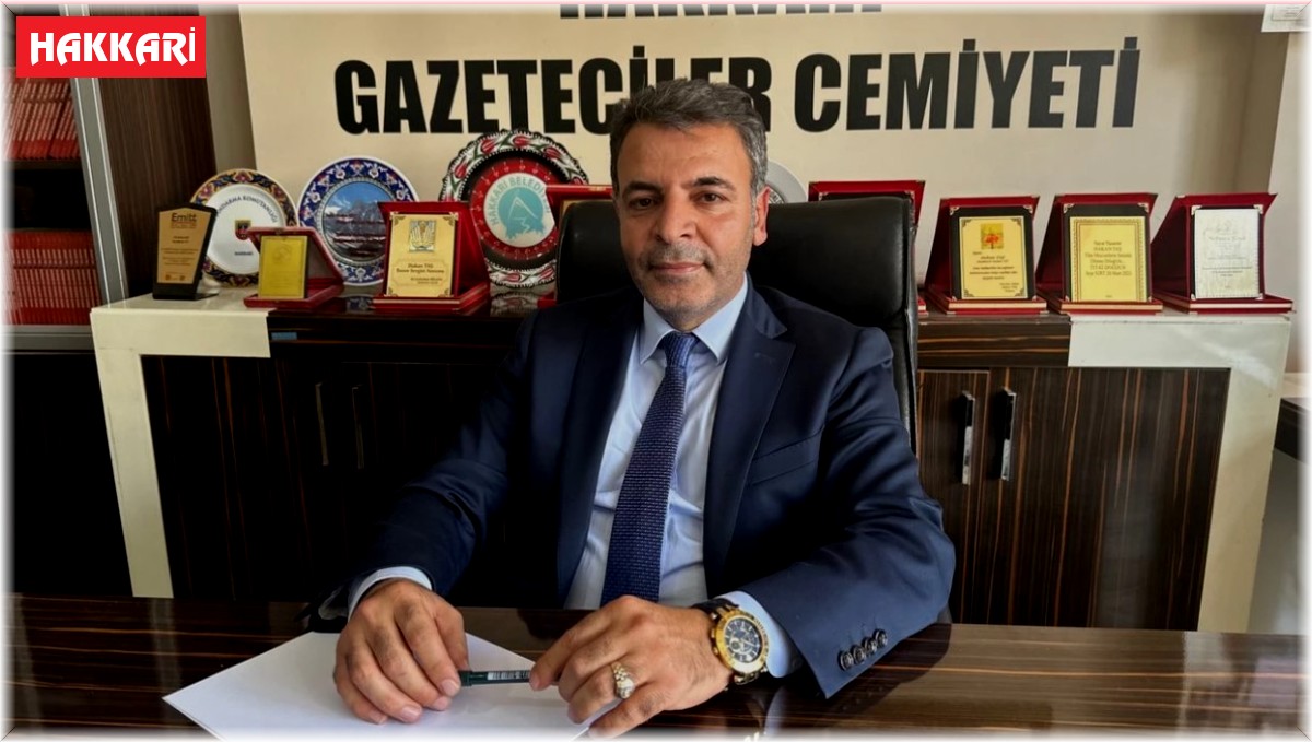 Hakkari Gazeteciler Cemiyetinin yeni başkanı Yiğit oldu