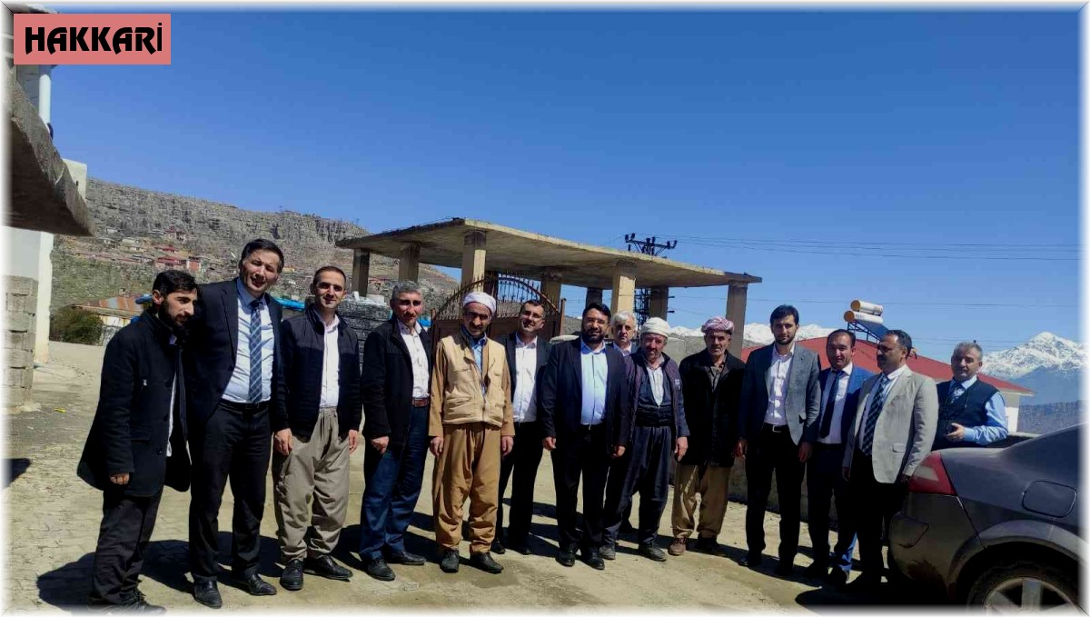 Hakkari İl Müftüsü Fakirullahoğlu Derecik'te