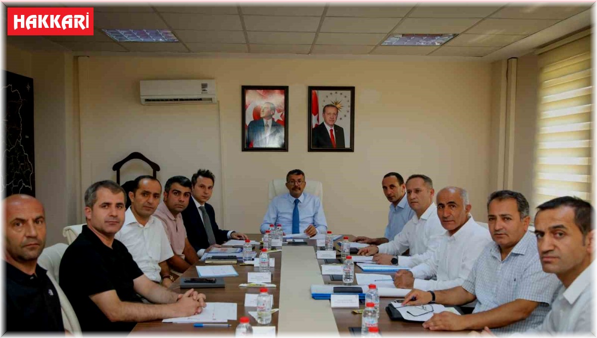 Hakkari İl Özel İdaresinin bütçe toplantısı yapıldı