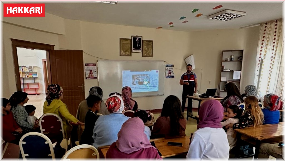 Hakkari jandarmasında siber farkındalık eğitimi