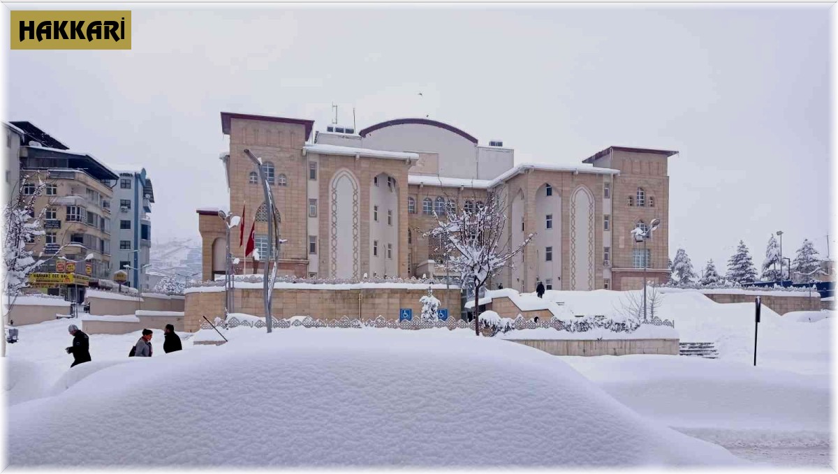 Hakkari kara gömüldü