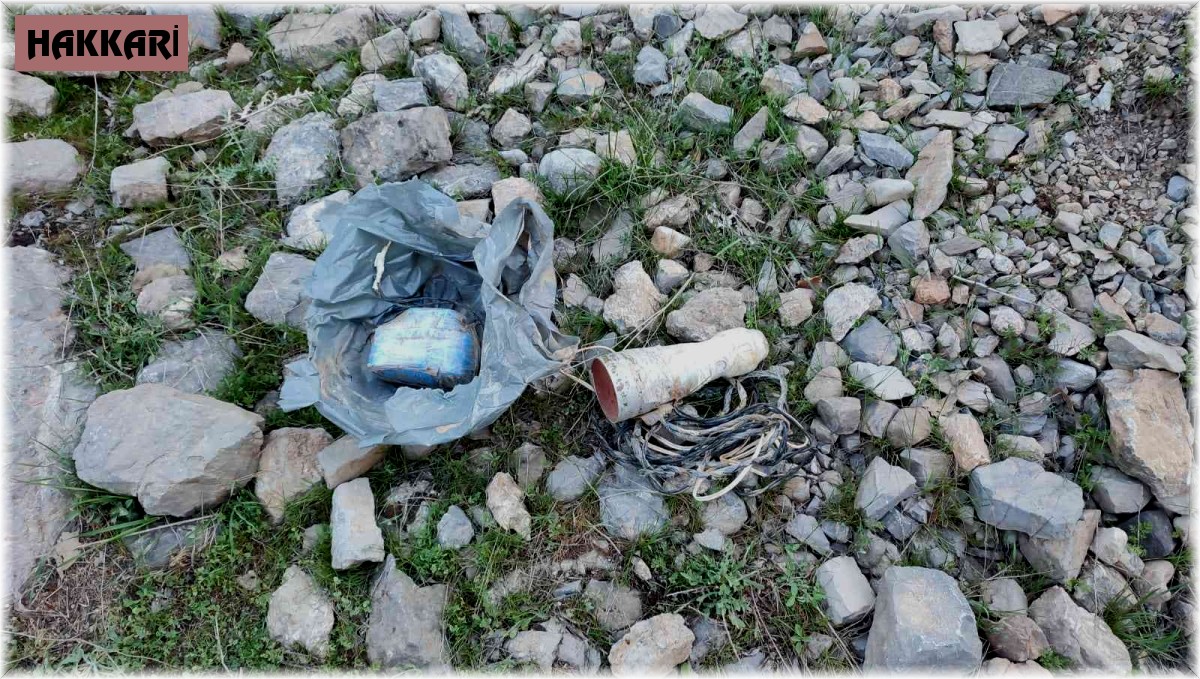 Hakkari kırsalında EYP ele geçirildi