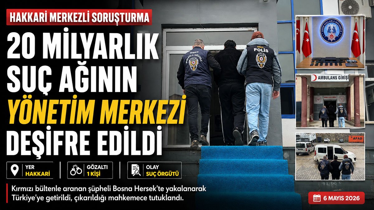 Hakkari merkezli soruşturmada 20 milyar liralık yasa dışı bahis ağı deşifre edildi