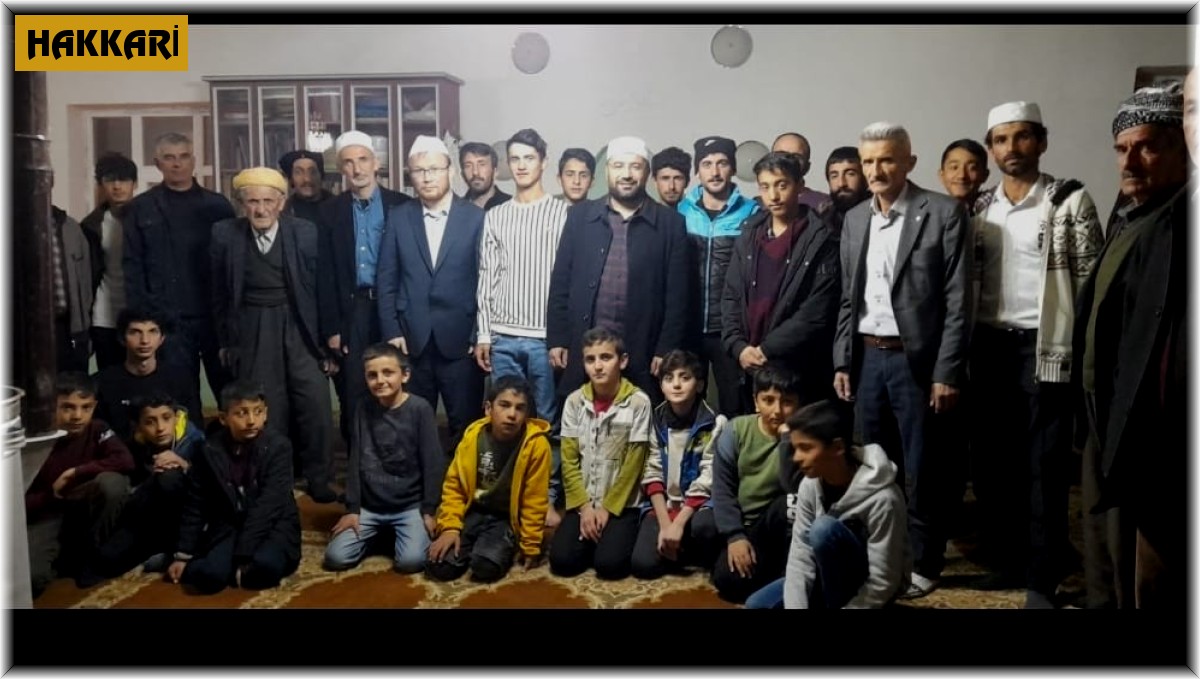 Hakkari Müftülüğü ekipleri köy köy dolaşıyor