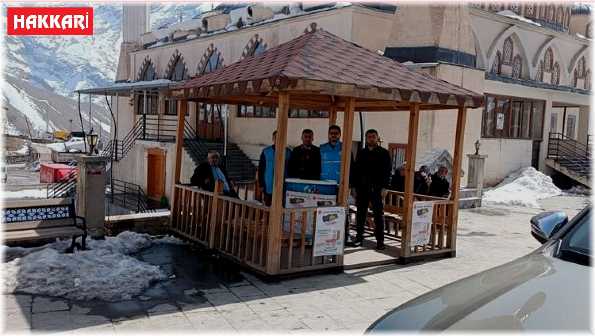 Hakkari Müftülüğünden depremzedeler için yardım kampanyası