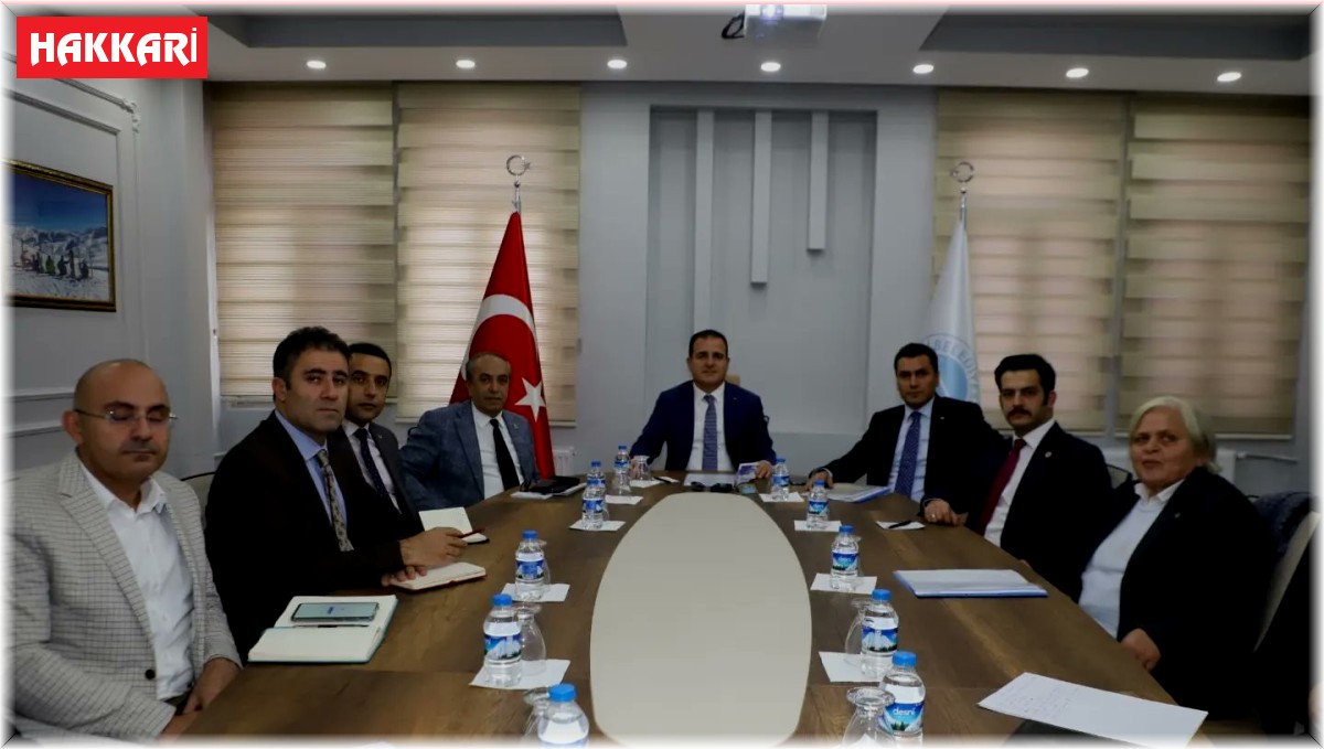 Hakkari'nin içme suyu durumu ele alındı