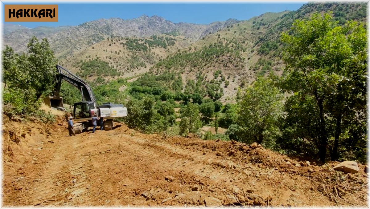 Hakkari'nin Romtik Mezrası yeni yoluna kavuşuyor