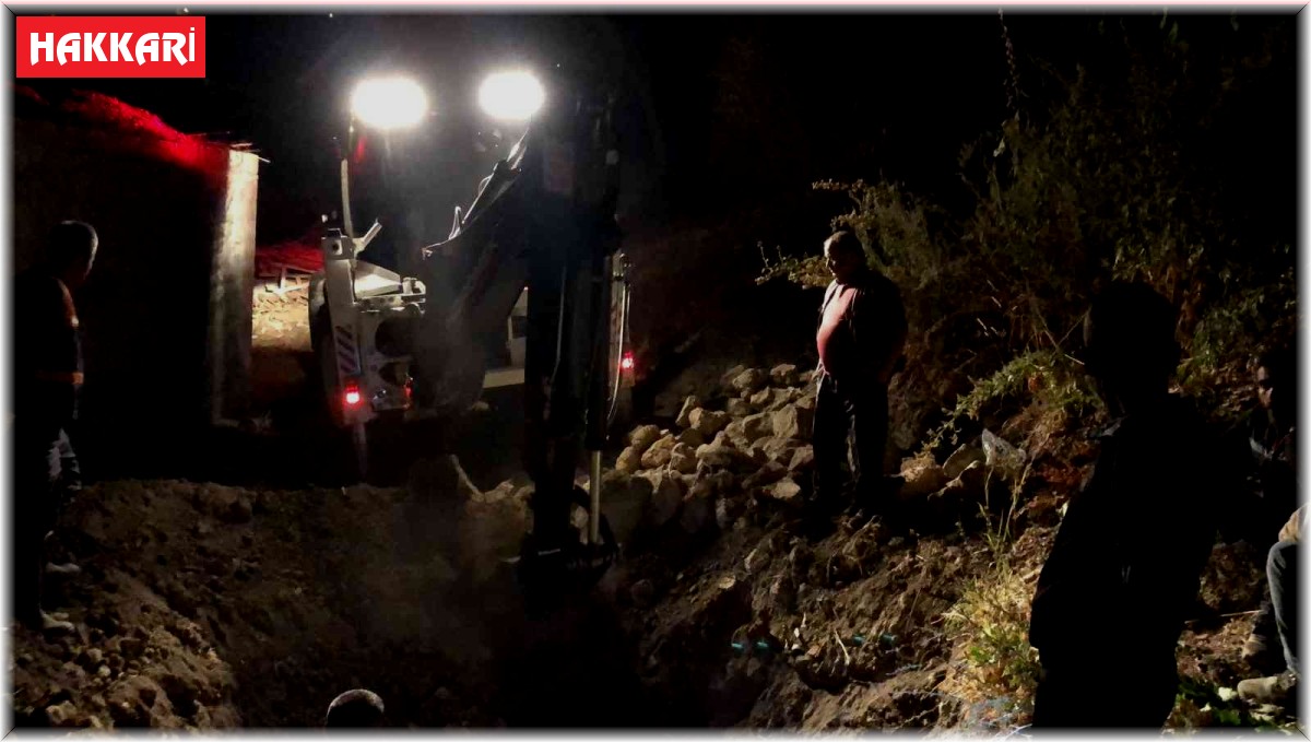 Hakkari okullar bölgesindeki su arızası giderildi